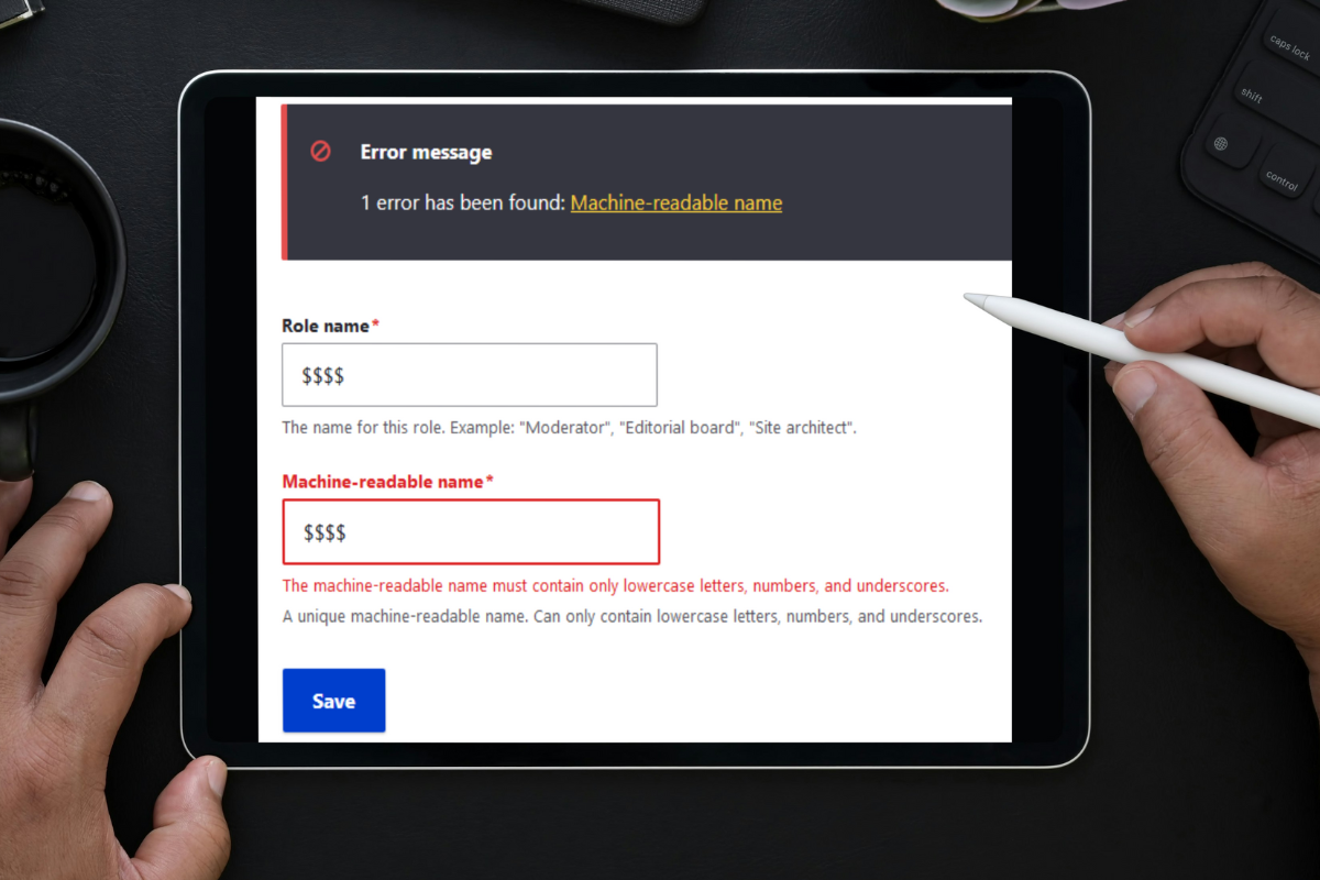 inline form errors