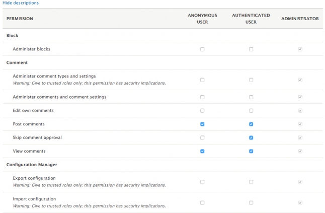 Restrict Access to Content in Drupal 8- Typical Access Control in Drupal