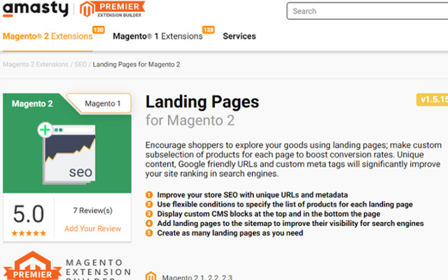 Best Magento 2 Page Builder: Landing Pages for Magento 2, from Amasty
