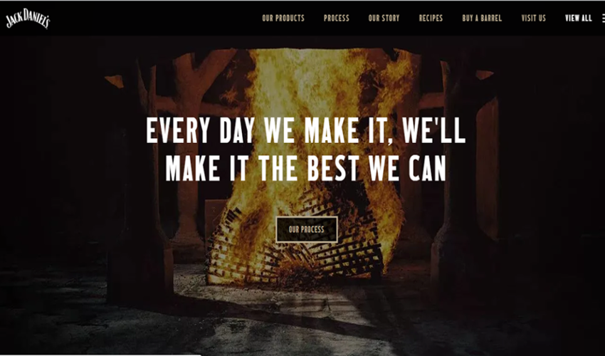 10 Most Popular Websites Built on Drupal in North America- Jack Daniel's Tennessee Whiskey