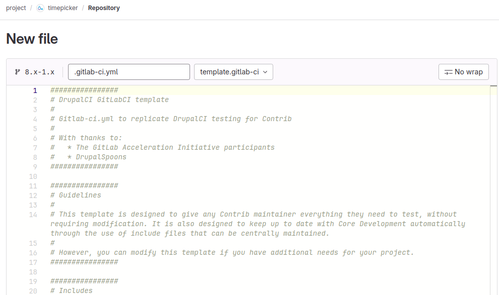 Contents of the file .gitlab-ci.yml