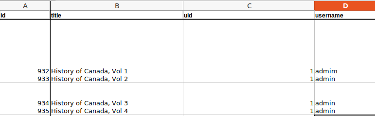 Screenshot of the XLSX content