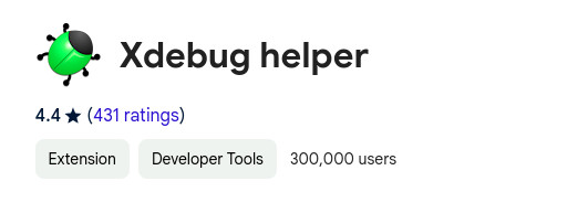 Image 14: Screenshot of the âXdebug helperâ plugin information page