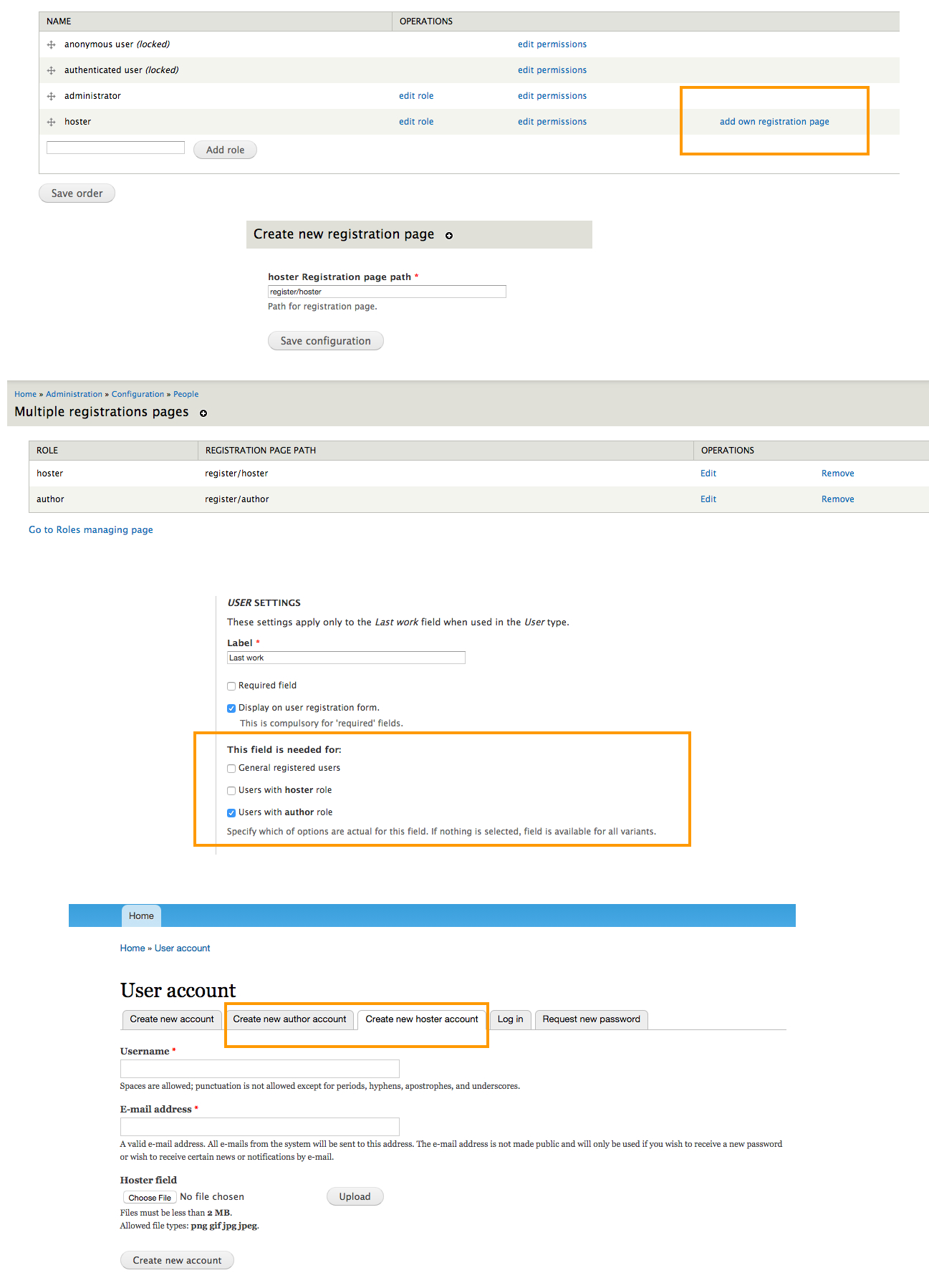 drupal create custom form creating role specific user registration forms in drupal drupal create custom form creating role specific user registration forms in drupal