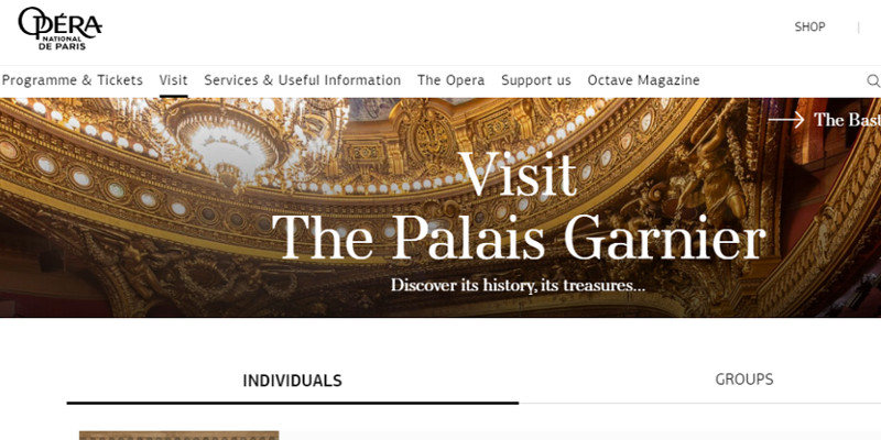 Top 10 Drupal Websites in Europe: The Paris Opera