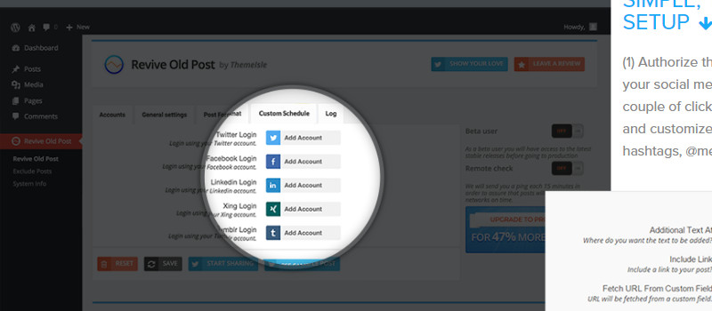 Best WordPress PLugin for Posting to Social Media: Revive Old Post