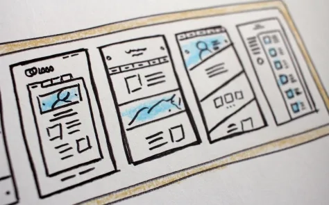 website drawing layout