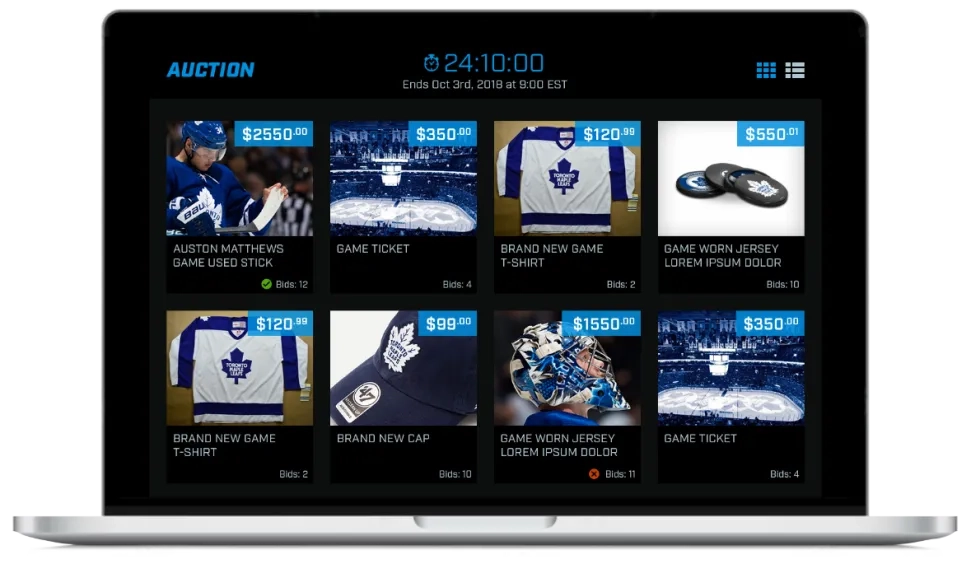 MLSE - Auctions